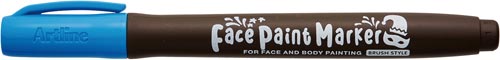 フェイスペイントマーカー 筆 パステルブルー