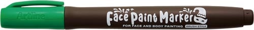 フェイスペイントマーカー 筆 パステルグリーン