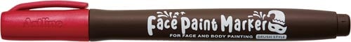 フェイスペイントマーカー 筆 マーカーレッド