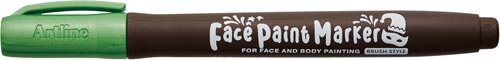 フェイスペイントマーカー 筆 マーカーグリーン