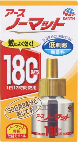 アースノーマット取替 180日用 無香料×5