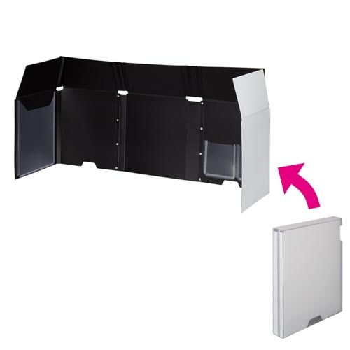 折りたたみ集中ブースM収納付き×2