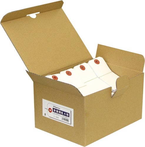 長門屋商店 上質紙荷札 4号(中) 1000枚入