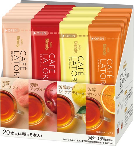 ブレンディ カフェラトリー スティック フルーツティー インスタント紅茶 カウネット