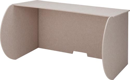 デスクトップ集中ブース吸音タイプW1000ベージュ