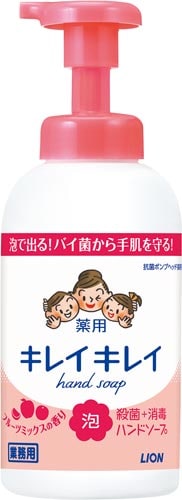 キレイキレイ薬用泡ハンドSフルーツM本体550ml
