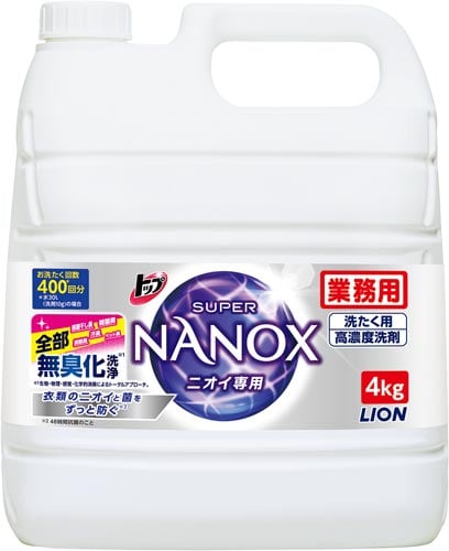 トップスーパーNANOXニオイ専用 詰替4kg×3