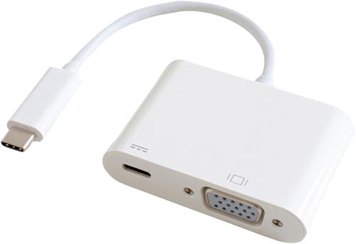 USBTypeC−VGA変換アダプターホワイト