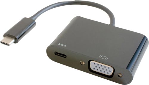 USBTypeC−VGA変換アダプターブラック