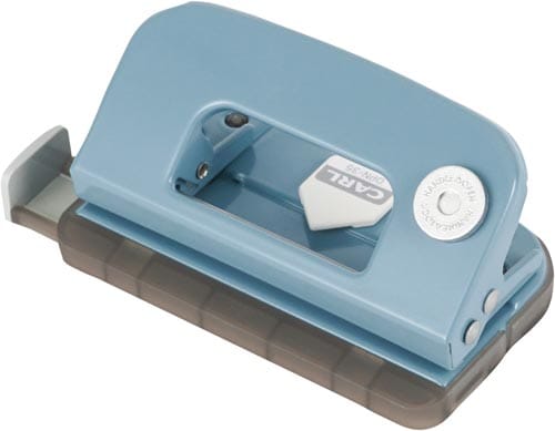 2穴 デコレ・パンチ ライトブルー