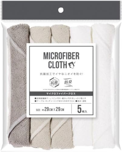 マイクロファイバークロス抗菌仕様5枚入×5