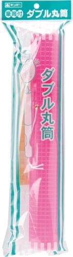 ポリ丸筒ダブル 桃