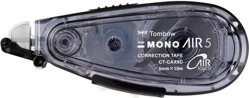修正テープモノエアー詰替本体5mm ブラック 5個