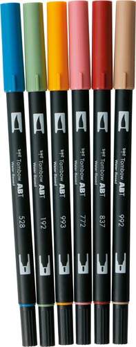 水性マーカー ABT 6色セット ノルディック