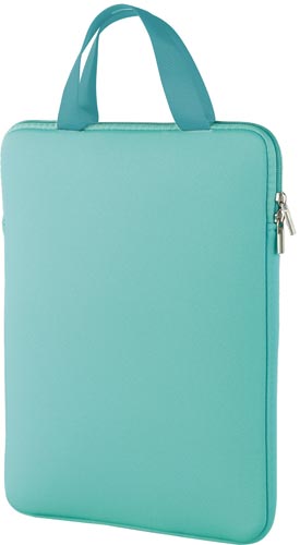 PCタブレット用クッションケース L アクアグリー