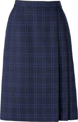 プリーツスカートAS2330ネイビーパープル 5号