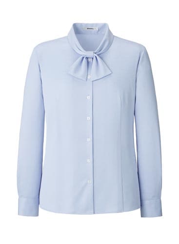 長袖ブラウス RB4172 ブルー 11号