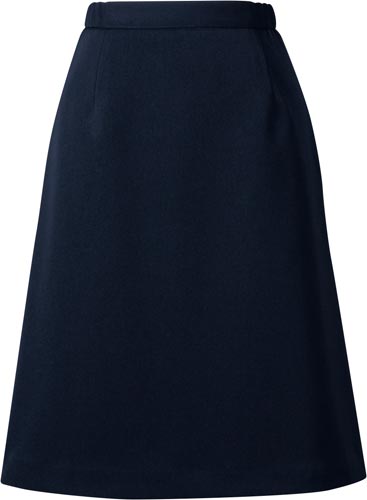 脇ゴムAラインスカート ネイビー 21号