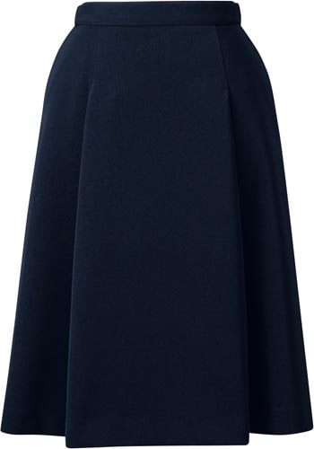 脇ゴムソフトプリーツスカート ネイビー 11号