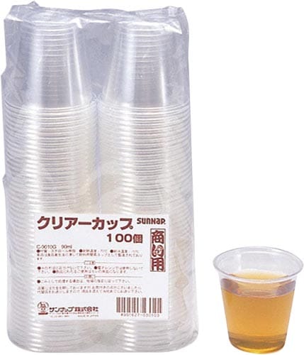 クリアーカップ3オンス(90ml) 100個入×5