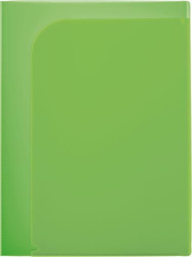 通知表ホルダー 6ポケット グリーン
