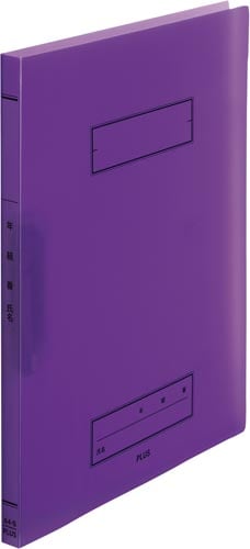 年組氏名スクールパンチレスファイル A4 パープル
