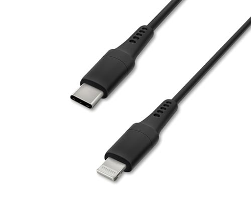 USB−CーLightningケーブル 1.5m黒