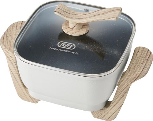 Toffyコンパクトマルチ電気鍋ホワイト