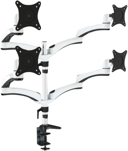 4画面モニターアーム15−34型対応クランプ式