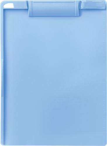 抗菌 クリップボード A4タテ ライトブルー 5枚