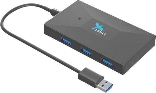 接触型ICカードリーダー付USBマルチハブアダプタ