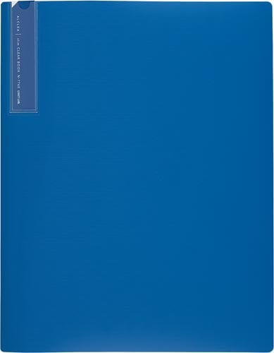 抗菌スリムクリヤーブック A4 10P ブルー