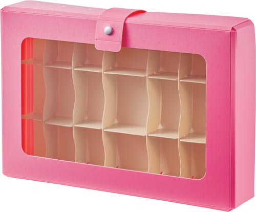 CUBE FIZZ  コレクションケース ピンク