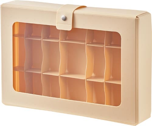 CUBE FIZZ  コレクションケース ベージュ