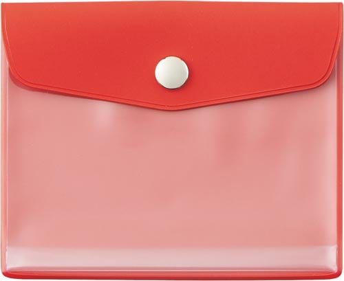 抗菌 エンベロープケース カードサイズ レッド