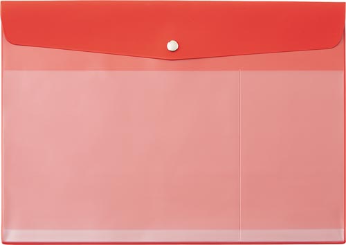 抗菌 エンベロープケース A4 レッド