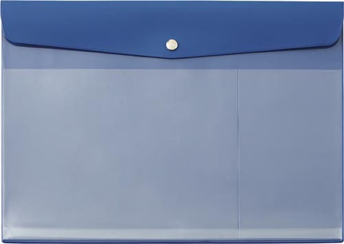 抗菌 エンベロープケース A4 ブルー