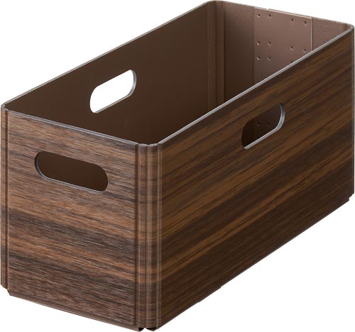 キ−ニ スタッキングUBOX S ブラウン 5個