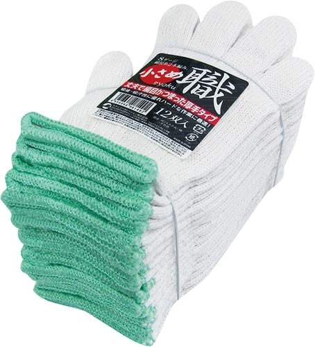 綿混軍手 小さめ 12双入×10