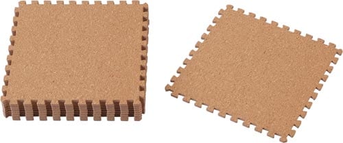 ジョイントマット32×32 9枚入コルクナチュラル