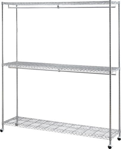 メタルシェルフ ワードローブ2段タイプ 幅1800