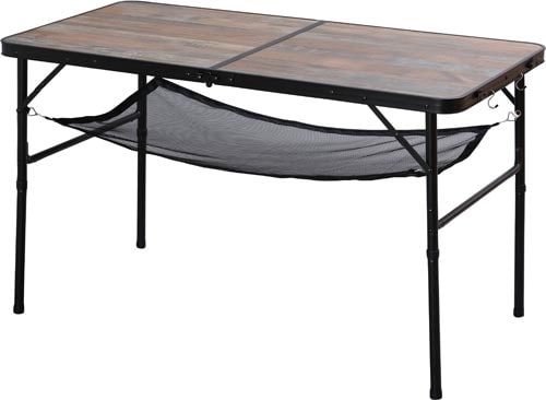 フォールディングテーブル 幅120cm ブラウン
