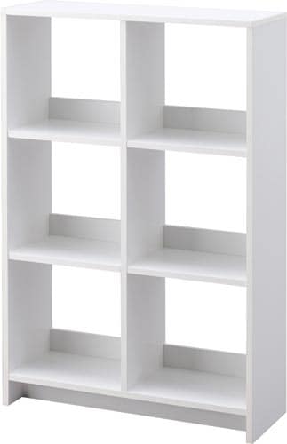 ウッドオープンシェルフ 3段 ウォームホワイト