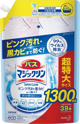 バスマジスーパークリーン香残らない1300ml×6