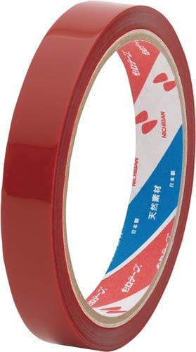 着色セロテープ赤15mm×35m10巻