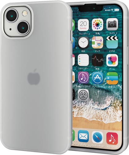 iPhone13 ケース シリコン クリア