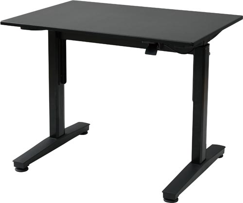 レバー式シンクロ昇降デスク 幅1000 BK