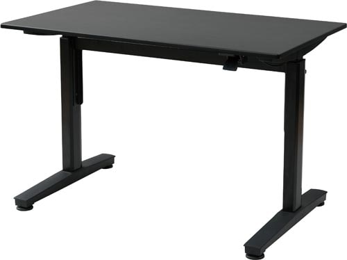 レバー式シンクロ昇降デスク 幅1200 BK