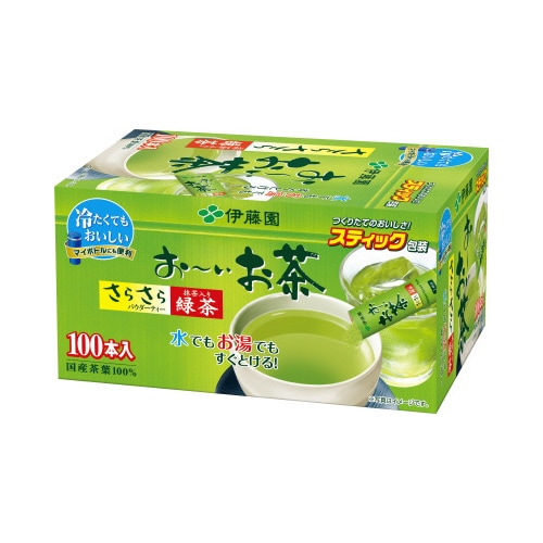 おーいお茶抹茶入さらさら緑茶スティック100本×3