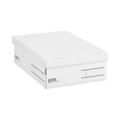 収納ボックス<NEOS>(Rハーフ)白2冊